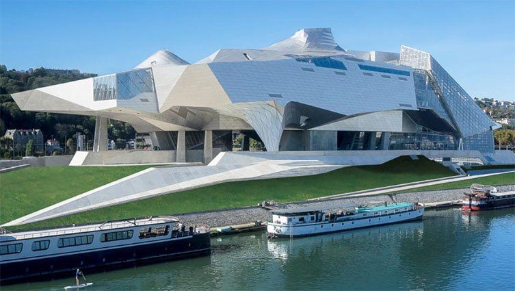 Vue extérieure du Musée des Confluences